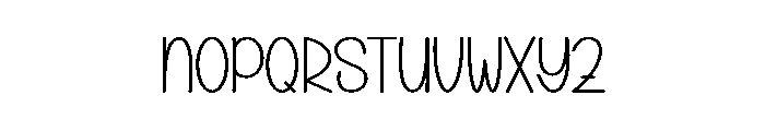 Banana Brush Font LOWERCASE