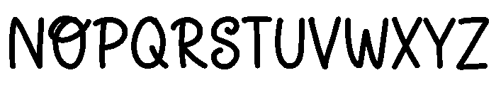 Banana Candy Font UPPERCASE