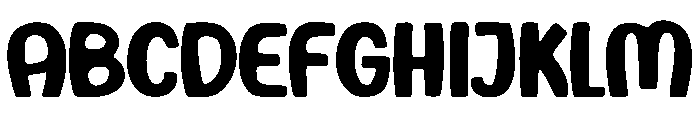 Banana Fun Font UPPERCASE