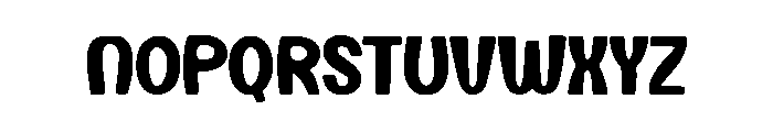 Banana Fun Font LOWERCASE