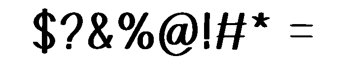 Banana Lemonade Font OTHER CHARS