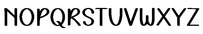 Banana Lemonade Font LOWERCASE