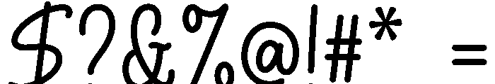 Banana Milk Script Font OTHER CHARS