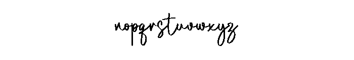 Banana Milkshake Scr Font LOWERCASE