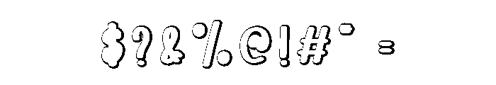 Banana Milkshake Font OTHER CHARS