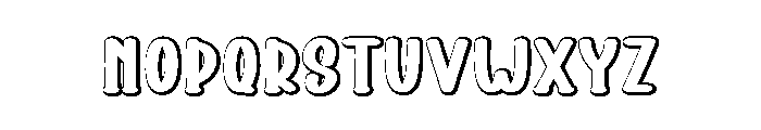 Banana Milkshake Font LOWERCASE