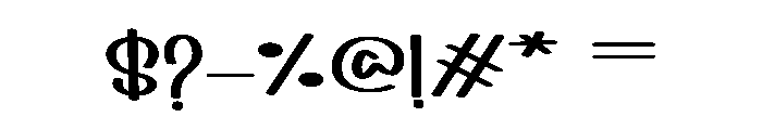 Banana Sweety Font OTHER CHARS