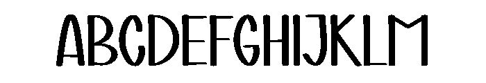 Banana Sweety Font UPPERCASE