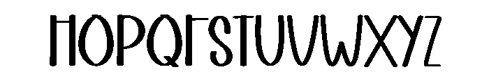 Banana Sweety Font LOWERCASE