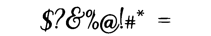 Banana_Yeti Font OTHER CHARS
