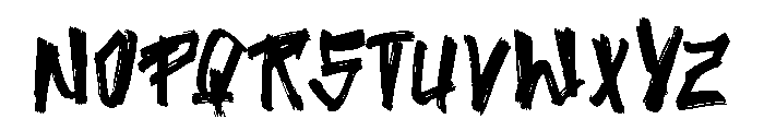 Bandes Font UPPERCASE