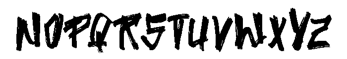 Bandes Font LOWERCASE