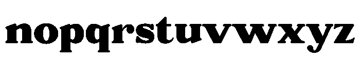 Bandiera Regular Font LOWERCASE