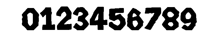 Bandit_Slab Font OTHER CHARS