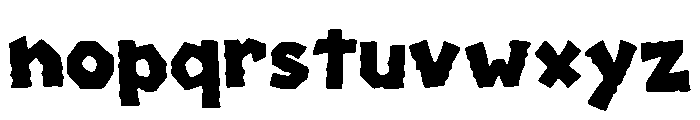 Bandit_Slab Font LOWERCASE