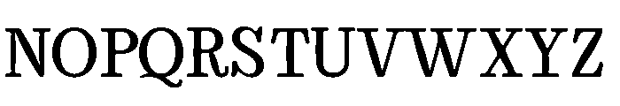 Bandito Light Font UPPERCASE