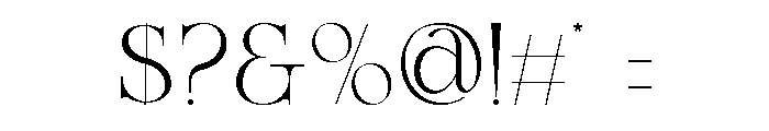 Bandito Font OTHER CHARS