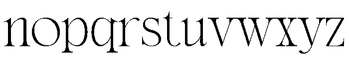 Bandito Font LOWERCASE