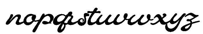 Bangau Bold Font LOWERCASE