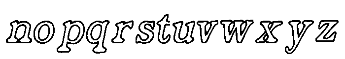 Bangers Font LOWERCASE