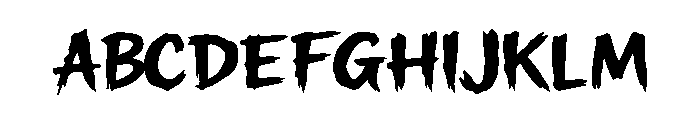 Bangkar Rowers Font UPPERCASE