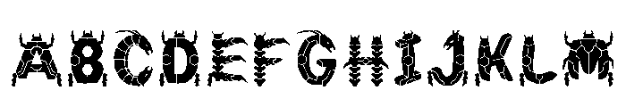 Bani Regular Font UPPERCASE