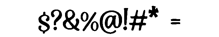 Banjo Font OTHER CHARS