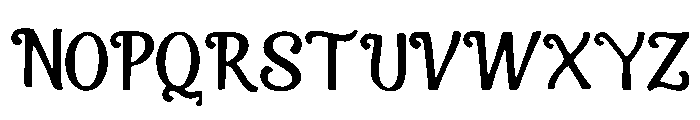 Banjo Font UPPERCASE