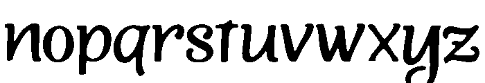 Banjo Font LOWERCASE