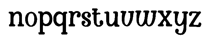 Banks Font LOWERCASE