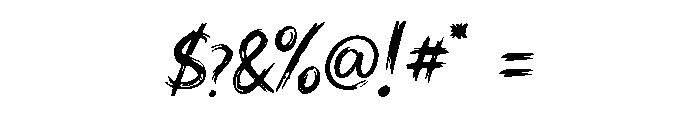 Banly Thecs Regular Font OTHER CHARS