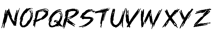 BanlyThecs-Regular Font LOWERCASE