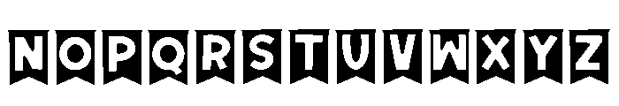 Banner Party Regular Font LOWERCASE