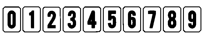 Banner The Box Regular Font OTHER CHARS