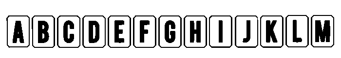 Banner The Box Regular Font UPPERCASE