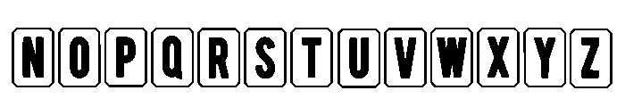 Banner The Box Regular Font LOWERCASE