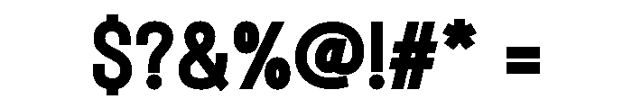 Bannock Black Font OTHER CHARS
