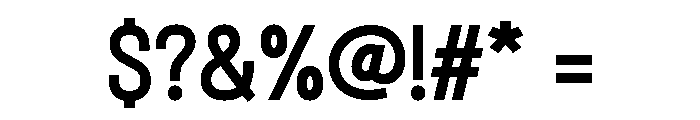 Bannock Bold Font OTHER CHARS