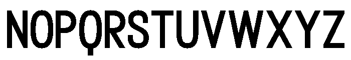 Bannock Bold Font LOWERCASE
