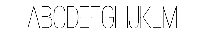 Bannock Thin FONT