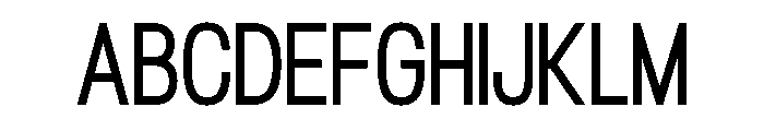 Bannock Font UPPERCASE