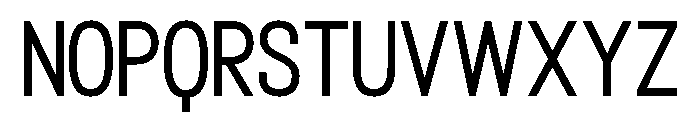 Bannock Font UPPERCASE