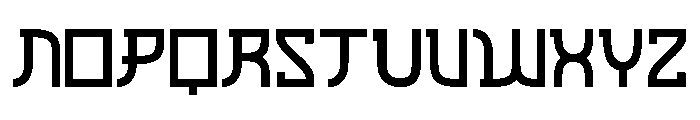 Banshou Regular Font LOWERCASE