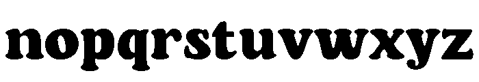 Bantzo Font LOWERCASE