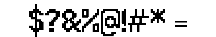 Banxel Regular Font OTHER CHARS