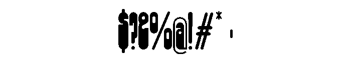 Banymind Font OTHER CHARS