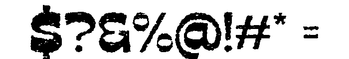Baquera Aged Font OTHER CHARS