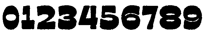 Baquera Rough Font OTHER CHARS