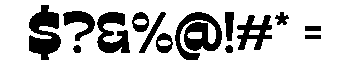 Baquera Font OTHER CHARS