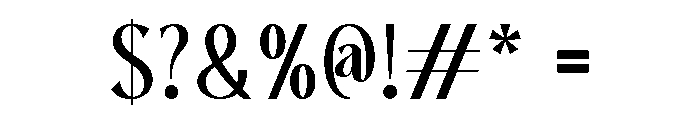 Barabella Regular Font OTHER CHARS